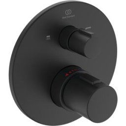Ideal Standard T100 thermostat bain A5815XG UP, kit 801 , sécurité intrinsèque, noir soie