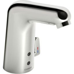 Hansamedipro mitigeur de lavabo infrarouge 05672119 fonctionnement sur batterie, saillie 117 mm, chrome