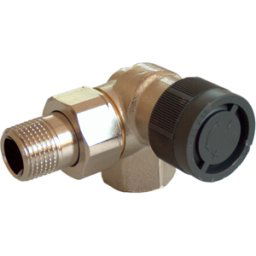 série Oventrop vanne thermostatique A 1181393 laiton nickelé, DN 15, angle d'angle, droite