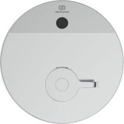 Ideal Standard kit de finition A6732AA fonctionnement sur secteur, pour mitigeur de douche à capteur encastré, chromé