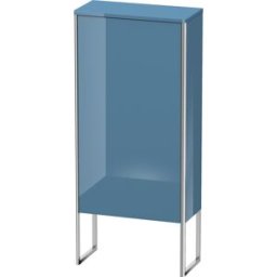 XSquare armoire Duravit XSquare XS1304R4747 50x88x23,6cm, porte à droite, debout, pierre Blue haute brillance