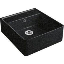 Villeroy und Boch Villeroy et Boch évier simple cuve 632062J0 garniture de vidange , actionnement excentrique, kit de fixation, chromite