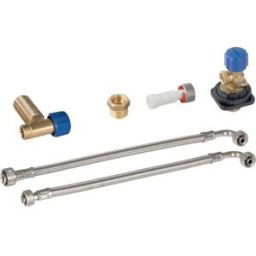 Kit de raccordement d'eau Geberit 131077001 114cm, centre arrière, pour module sanitaire Monolith