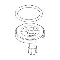 Dornbracht kit de montage Cercle 0430110389290 PIÈCES DE RECHANGE 04301103892 D 52 x 57 mm