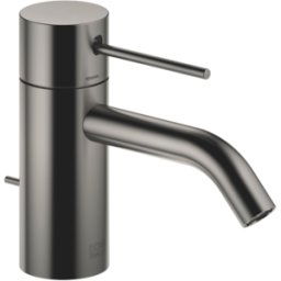Dornbracht Meta mitigeur monocommande 33501662-99 avec garniture d'écoulement, saillie 125mm, platine foncé mat