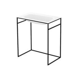 Bette BetteLux Shape cadre Q010-815 60 x 49,5 cm, noir mat, pour lavabo