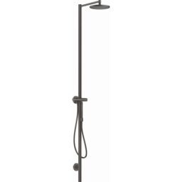 Hansgrohe Axor Starck colonne de douche 12670340 avec douche de tête, douchette, chrome noir brossé