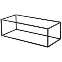 Bette BetteLux cadre Shape Q003-815 190 x 90 cm, noir mat, pour baignoire