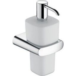 Keuco distributeur de Elegance 11654019000 chrome, verre opale, mat