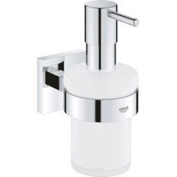 Distributeur de savon Grohe Start Cube avec support 41098000 chromé