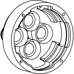 Kit d'extension Hansa 59912754 20 mm, pour système encastré Hansavarox