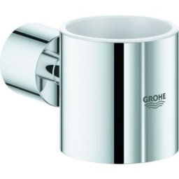 Grohe Atrio Halter chrome, pour verre cristal et distributeur de savon