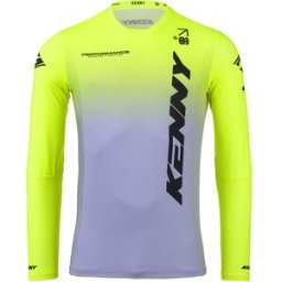 KENNY Maillot cross PERFORMANCE GRADIENT GREY NEON YELLOW