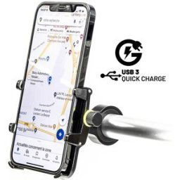 BLH Support Smartphone Alu Chargeur USB High Power