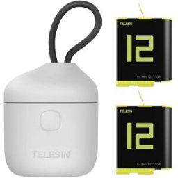 Telesin Allin Charger Box + 2x batterie pour GoPro HERO 9/10/11/12