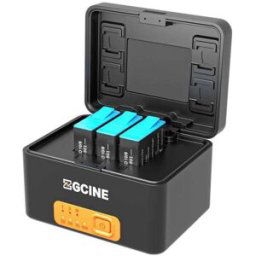ZGCINE Étui de chargement de la batterie GoPro + 3x la batterie 901