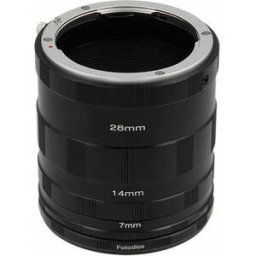 Ensemble de tubes d'extension Macro Fotodiox pour appareils photo reflex à monture Nikon F pour la photographie en gros plan extrême