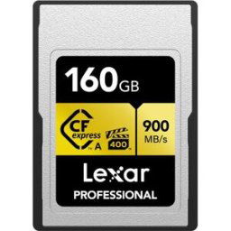 Carte mémoire Lexar CFexpress LCAGOLD 160 GB Type A Professional Gold