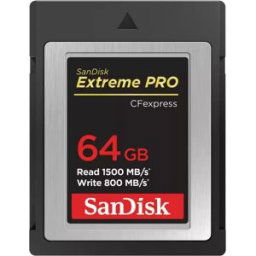 SanDisk CF Express Extreme Pro 64 Go 1 500 / 800 Mo/s Type B