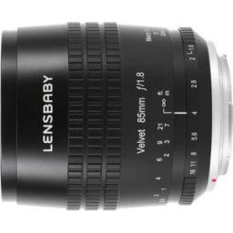 Lensbaby Velvet 85 Noir Pour Nikon