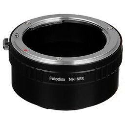 Adaptateur de monture d'objectif Fotodiox - Objectif Nikon à monture F pour monture Sony Alpha E (NikF-SnyE)