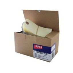 Apli Etiquettes américaines AGIPA 101580 120 x 57mm avec fil de fer - Boîte de 200