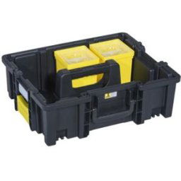 allit Caisse de transport EuroPlus Pro >KC<44.150/2L, noir