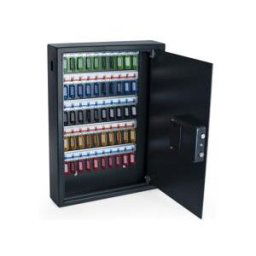 Armoire à clés haute sécurité en acier serrure à combinaison électronique Pavo - 50 clés - gris anthracite