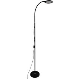 Lampadaire liseuse Unilux Lexy - Led intégrée - Bras flexible - Variateur d'intensité - Noir