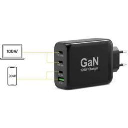 Chargeur GAN 4P 120W 900107 Port Designs