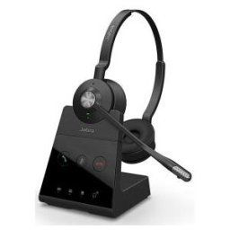 Casque sans fil professionnel + Station de recharge Jabra Engage 65 Stéréo - Noir