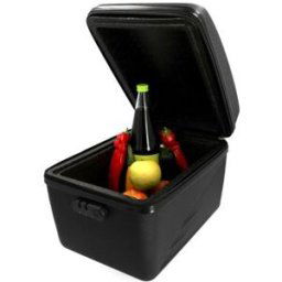 FISCHER Sac isotherme pour porte-bagages de vélo, noir