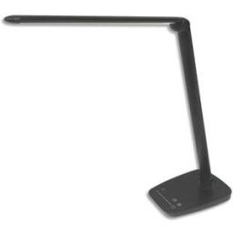Lampe bureau LED Unilux Twistled noire Réglage intensité lumineuse et t° de couleur 2700K à 6000K 50 000h