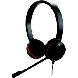Casque filaire stéréo Jabra avec micro anti-bruit - Evolve 20SE - noir