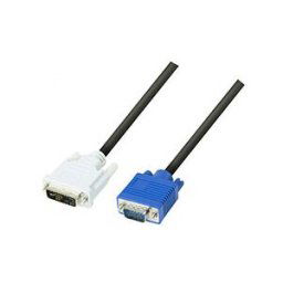 Cordon dvi-a/vga HD15M Single Link - 3 m