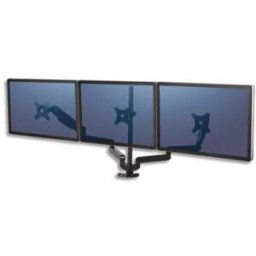 Bras porte écran Fellowes Platinum Series - triple horizontal - à pince