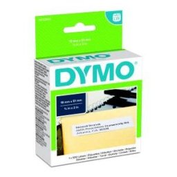 Rouleau de 500 étiquettes repositionnables pour Dymo Labelwriter - 19 x 51 mm - Dymo