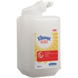 Gel hydro alcoolique Kleenex - hydratant pour les mains - cartouche de 1 L