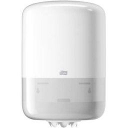 Distributeur d'essuie mains à dévidage central Tork M2 - pour maxi bobines - en abs blanc