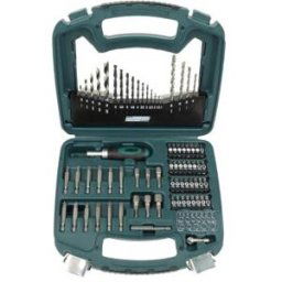 Brüder mannesmann green line BRÜDER MANNESMANN Kit de forets & embouts, 75 pièces