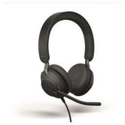 Casque filaire USB Evolve2 40 Jabra - 2 écouteurs - micro anti-bruit - noir