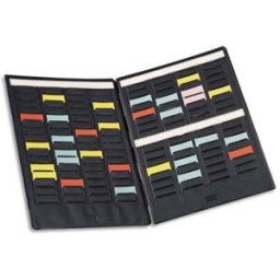 Paire de volets de couverture Val-Rex Mini-Planner - 3 bandes de 16 fiches - indice 2