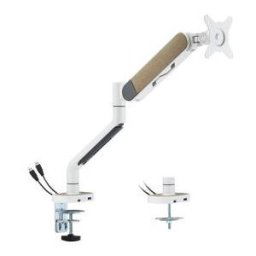 DACOMEX Support de bureau D35-100CG-W 1 écran 17-35 , blanc
