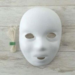 Creative Masques Graine Créative enfants - à décorer - basique - en sachet - lot de 12