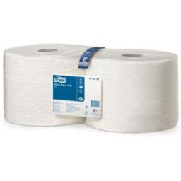 Bobine d'essuyage Tork Basic - 129237 - Blanc - 1500 feuilles