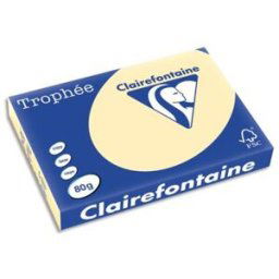 Clairefontaine Papier Trophée - couleur chamois - 80 g - A3 - ramette de 500 feuilles