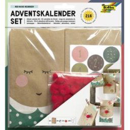 folia Kit pour calendrier de l'Avent RED NOSE REINDEER, 216