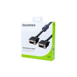 DACOMEX Cordon SVGA avec ferrites - 1,8 m