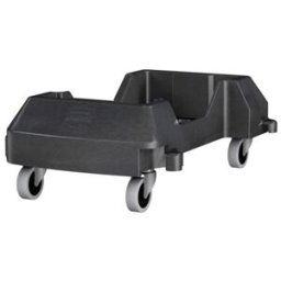 Socle roulant pour collecteur de tri sélectif Rubbermaid Commercial Products Slim Jim - Résine - Noir