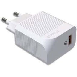 Green-e Prise secteur USB-A Qualcomm 3.0/charge rapide GR6016 Blanche 3A, 18W